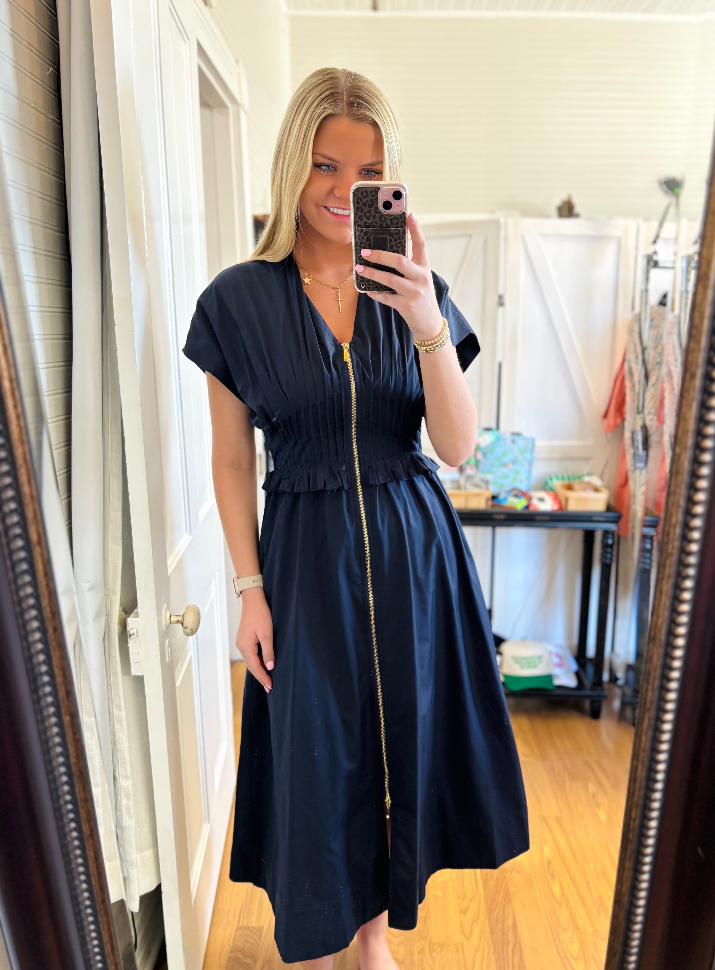 navy smocked midi dress NWT Gap Squareneck Smocked Midi Dress Size XS Petite Navy Blue Satin